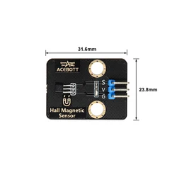 ACEBOTT Hall Effect Magnetic Induction Sensor Module for Arduino