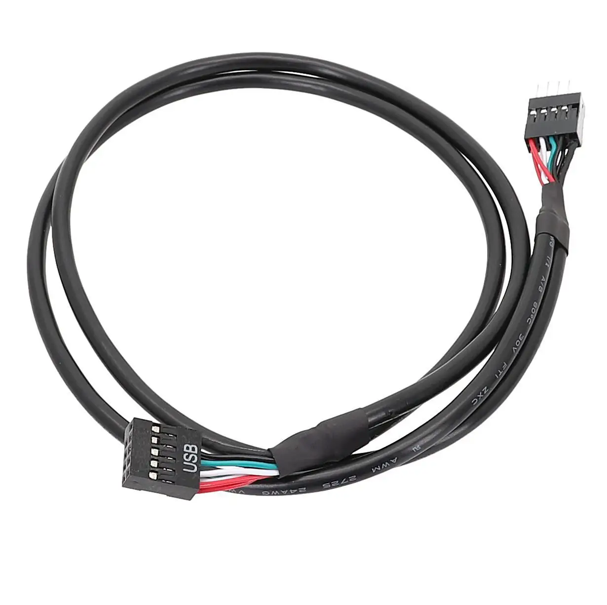 JavicTech USB 2.0 9-Pin Male to 9-Pin Female Internal Motherboard Header Cable for USB Ports Expansion Cards Motherboard Ports