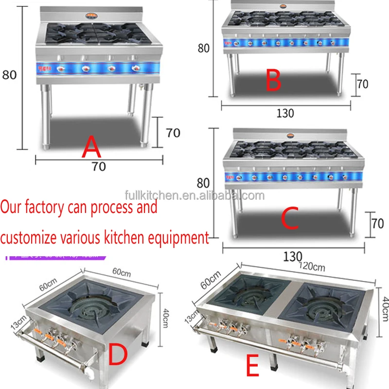 

Top Undershelf Gas Cooktops Commercial Gas Wok Burner