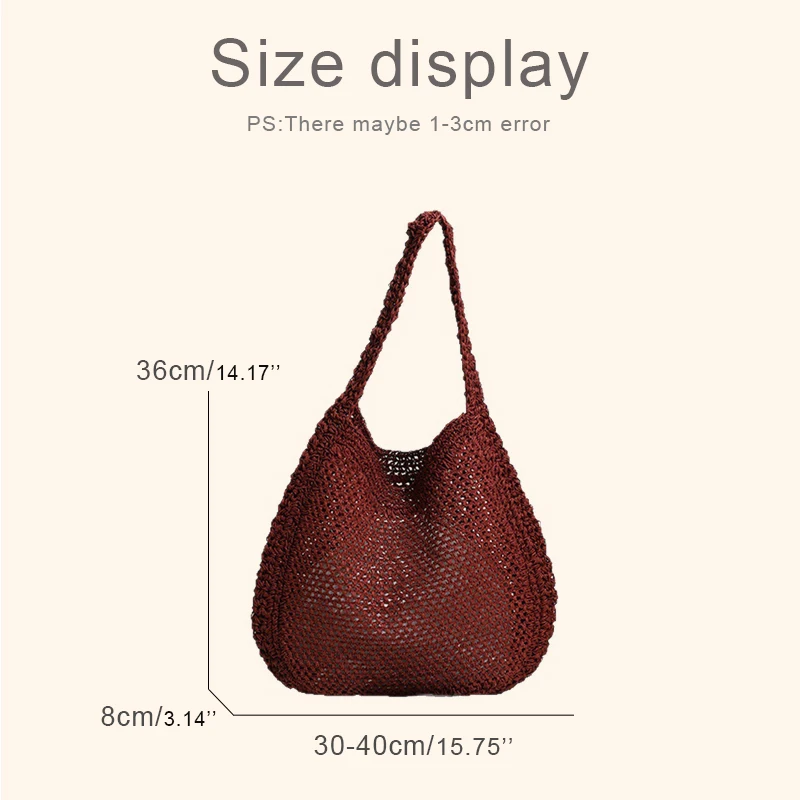Summer Collection Straw Beach Bag For Women Luxury Designer Handbag And Purse 2026 New In Papyrus Hollow Large Capacity Shoulder