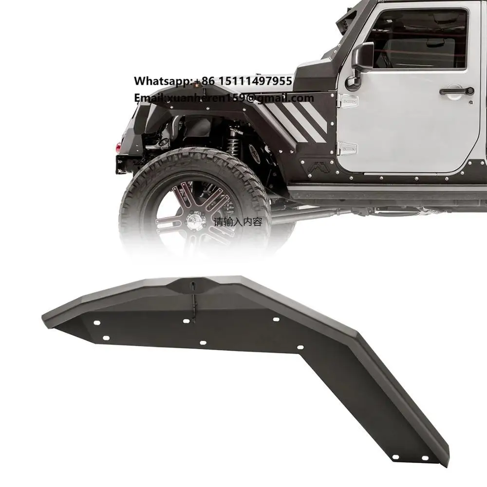 

Armor Front and Rear Fender Flares for 2007-2018 Jeep Wrangler JK 4X4 Offroad Accessories