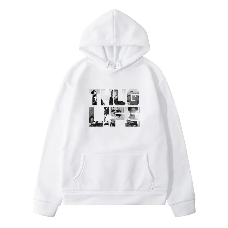 Thug Life Men's Sweat-shirt 2024 Y2k Autumn Pure Cotton Clothing Sweatshirts Men Harajuku New in Hoodies & Sweatshirts