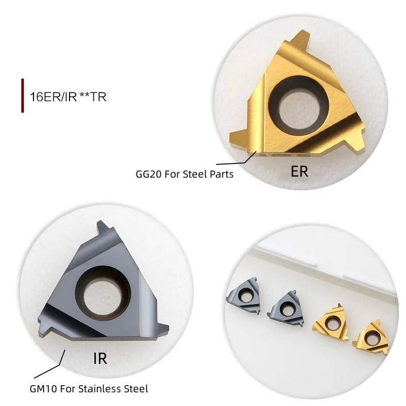 10pcs 16er 16ir a55 a60 g55 g60 ag55 ag60 1,0 iso 1,5 iso 2,0 iso acme bspt tr w cnc drehmaschine gewinde dreh werkzeugs ch neider