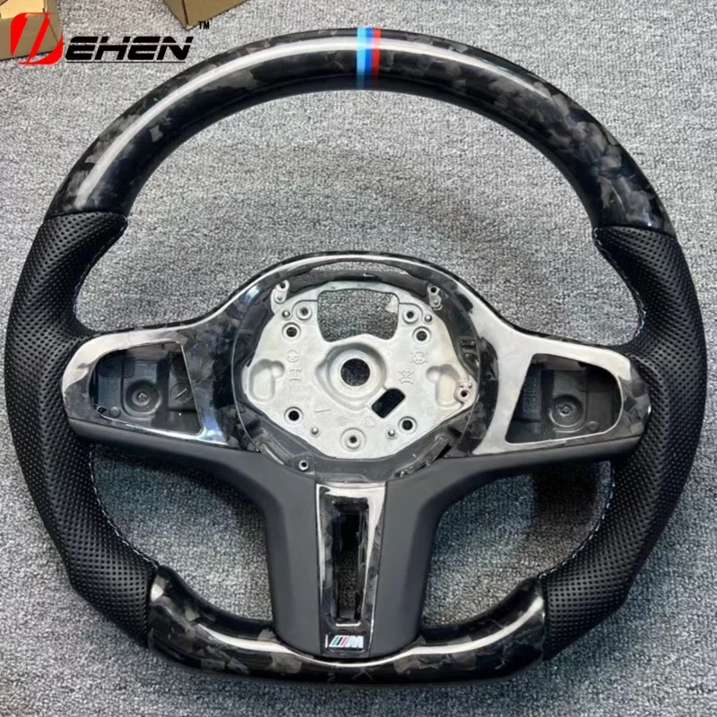 For BMW G20 G22 G80 G82 G87 G26 G29 F40 F44 i3 M2 M3 M4 Sports Carbon Fiber Steering Wheel