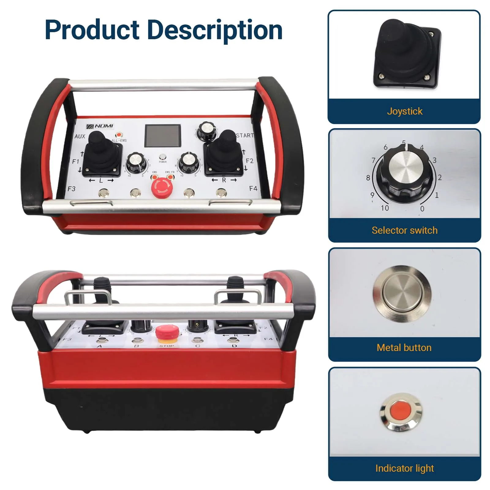 FCC Certified Hydraulic Proportional Remote Switch Lifetime Maintenance