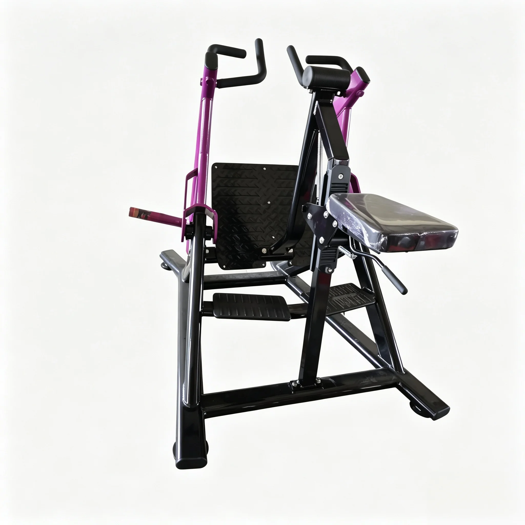 Commercial Plate Loaded Chest Shoulder Combo Machine, 2-in-1 Press Trainer for Gym Studio,