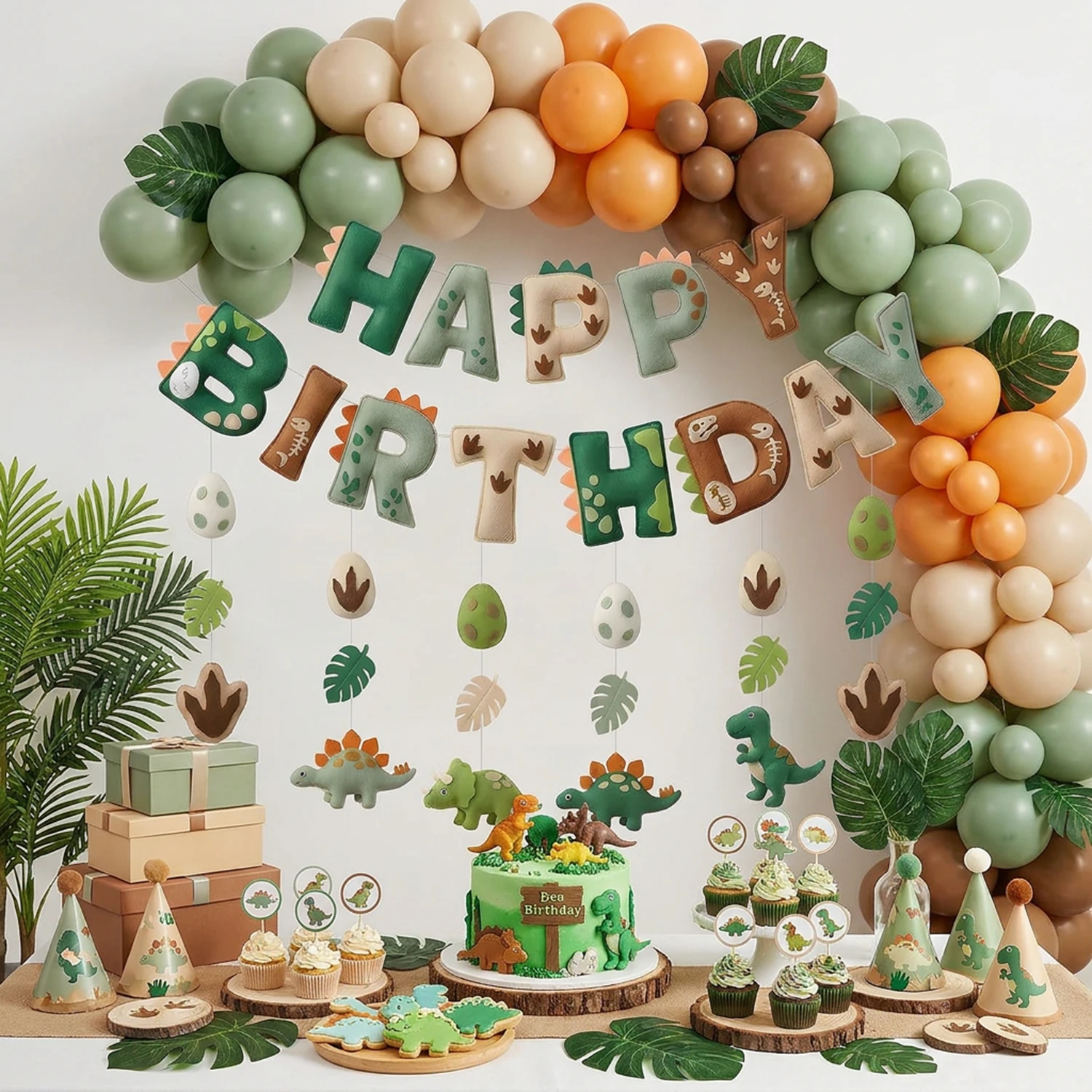 Striscioni 2D in Feltro Verde  - Baby Nursery Hanging Decor recensione e prezzo