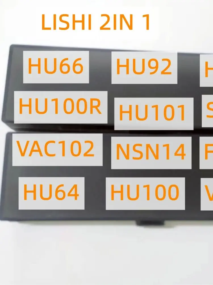 Lishi 2 en 1 VAC102 HU87 MAZ24 NSN14 TOY43AT FO38 CY24 HU64 HU66 HU100 HU100(10) HU101 HU100R VAG2015 HU162T(8) TOY48 SIP22 HY22
