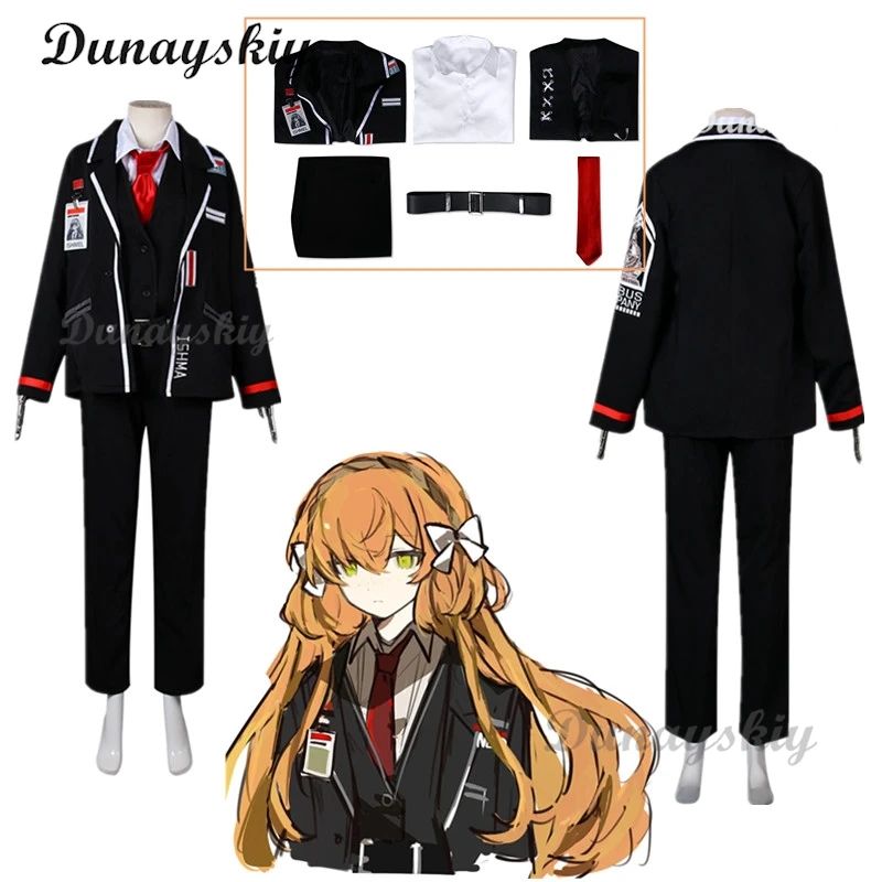 Anime Game Limbus Company Ishmael Cosplay Costume Jacket Coat Pants Set Fantasia Halloween Carnival Party Disguise Clothes