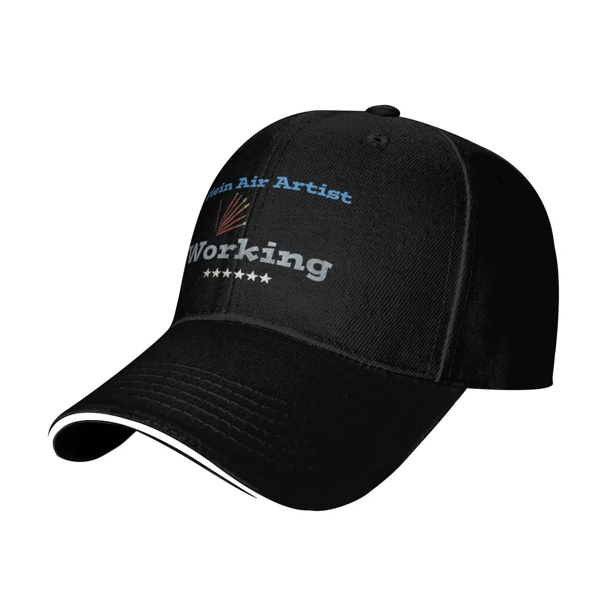 Plein air artist working Baseball Cap Lightweight Packable Gift for Him Her Casual Daily Wear