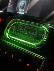 LED Vent Ambient Light For BMW 5 Series 6GT G30 G05 G06 G07 G01 G02 X3 X4 X5 X6 X7 Car Turbine Air Outlet Nozzle Decorative Lamp