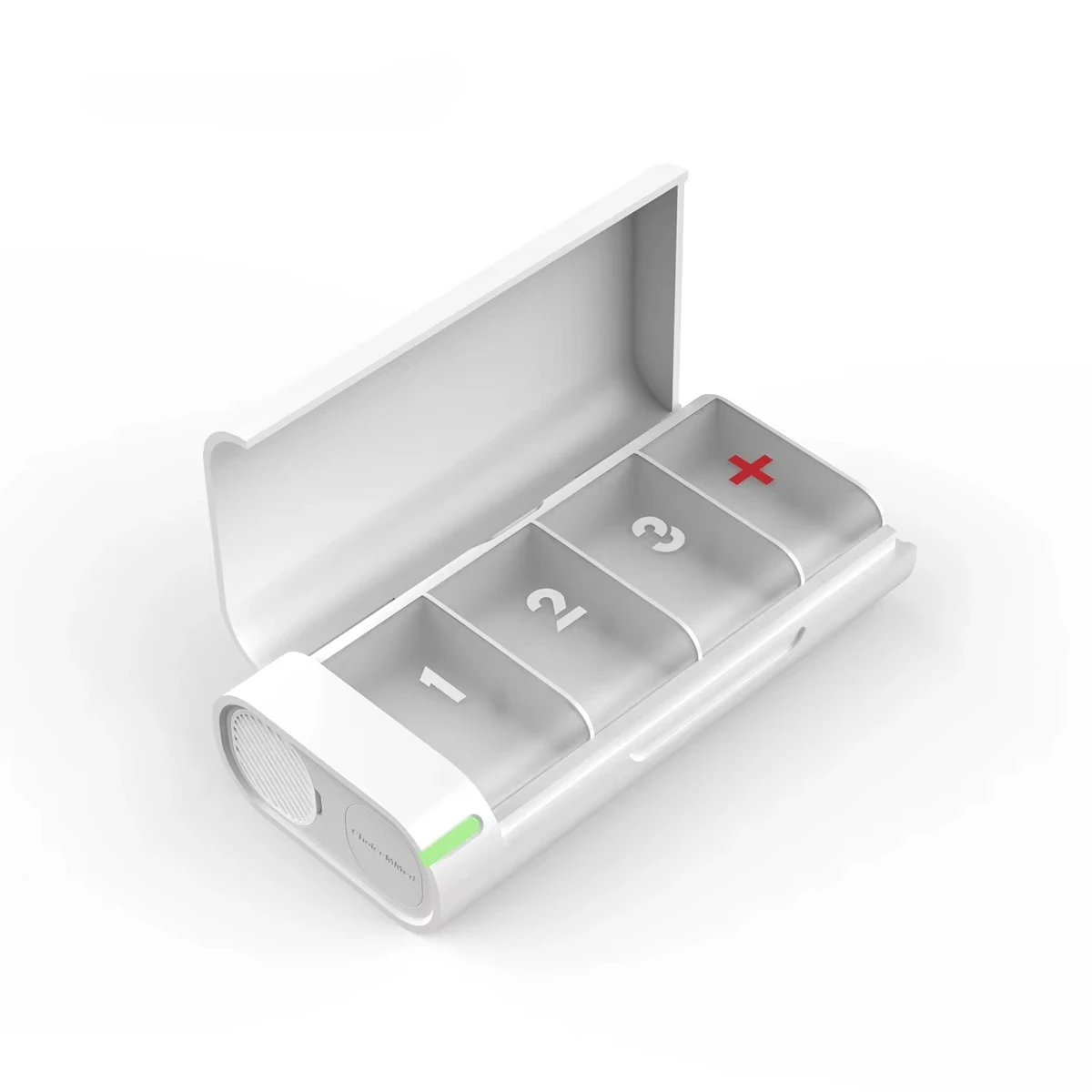 Smart Timer Pill Box Portable Travel Medication Storage Organizer