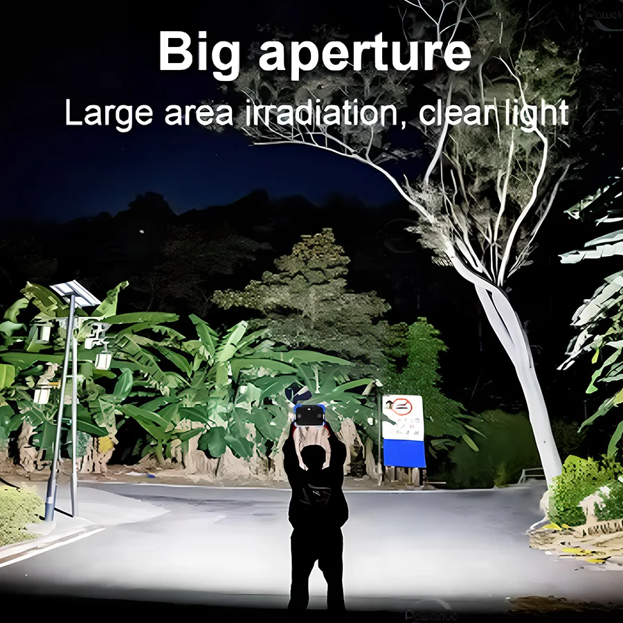 Ultra-bright LED Work Light Rechargeable Lantern Built in 3 18650 Batteries Portable Magnet Flashlight Waterproof for Camping