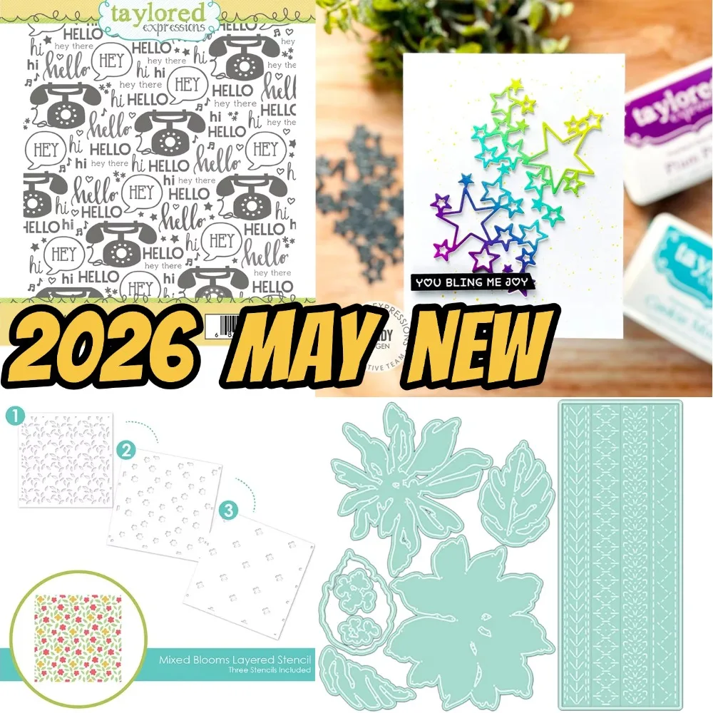 

Phone Pentagram Leaf 2026 New Metal Cutting Dies For DIY Scrapbooking Crafts Maker Photo Album Template Handmade Decoration