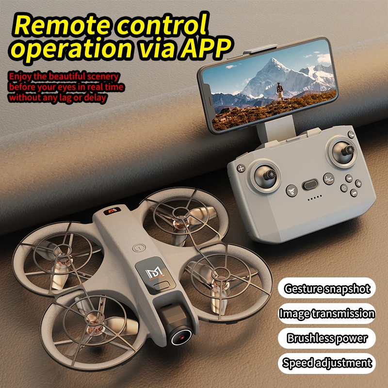 m2-8k-ドローン-gps-ブラシレスモーター、トリプルカメラ-eis、オプティカルフロー、障害物回避、折りたたみ式-rc-クアッドコプター