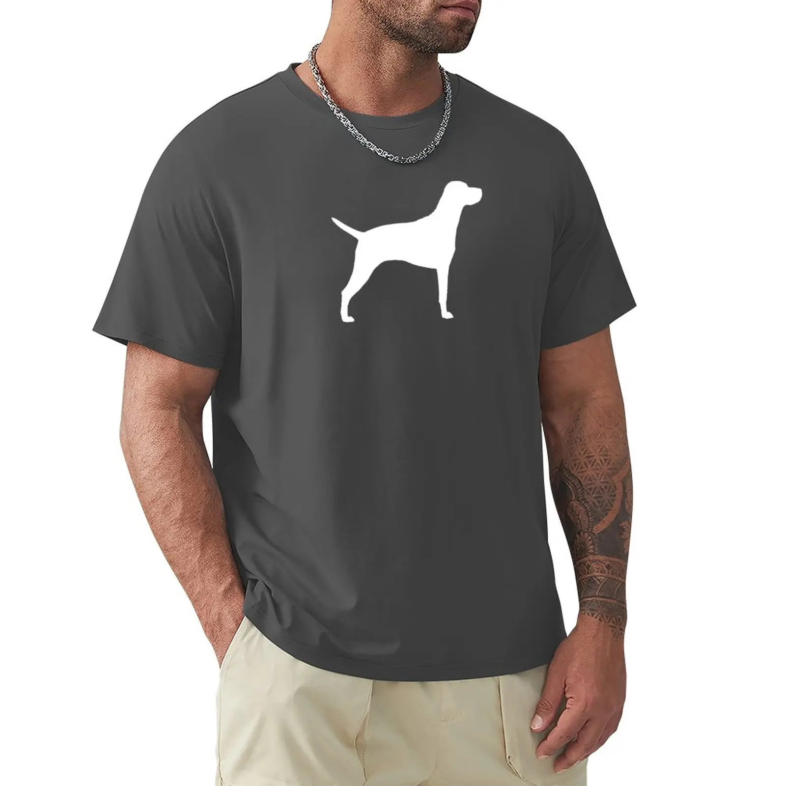 Hungarian Vizsla Silhouette(s) T-Shirt cat shirts anime sweat shirt custom t shirts design your own mens big and tall t shirts