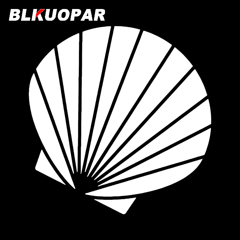 BLKUOPAR for Scallop in Shell Car Stickers Vinyl Graffiti Decals Waterproof Die Cut Scratch-Proof Caravan Trunk Car Decor