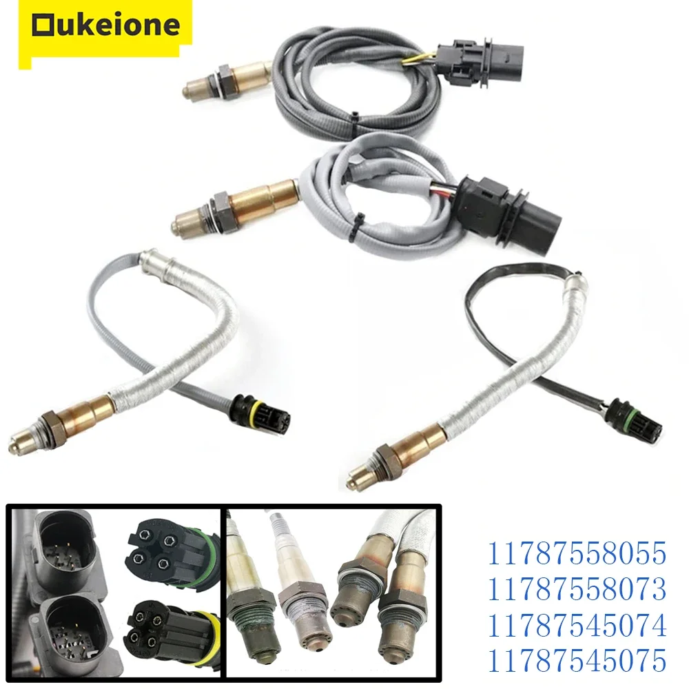 

4pcs Oxygen Sensor for BMW E83 E90 E91 E92 E93128i 325i 328i 528i XDrive X3 X5 11787558073 11787558055 11787545075 11787545074