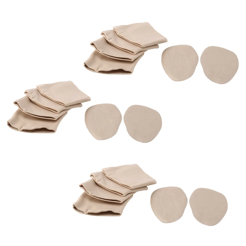 Metatarsal Sleeve Pads-6-Pair Ball Of Foot Cushions And 3-Pair Gel Forefoot Cushion For Metatarsalgia,Blisters,Callus