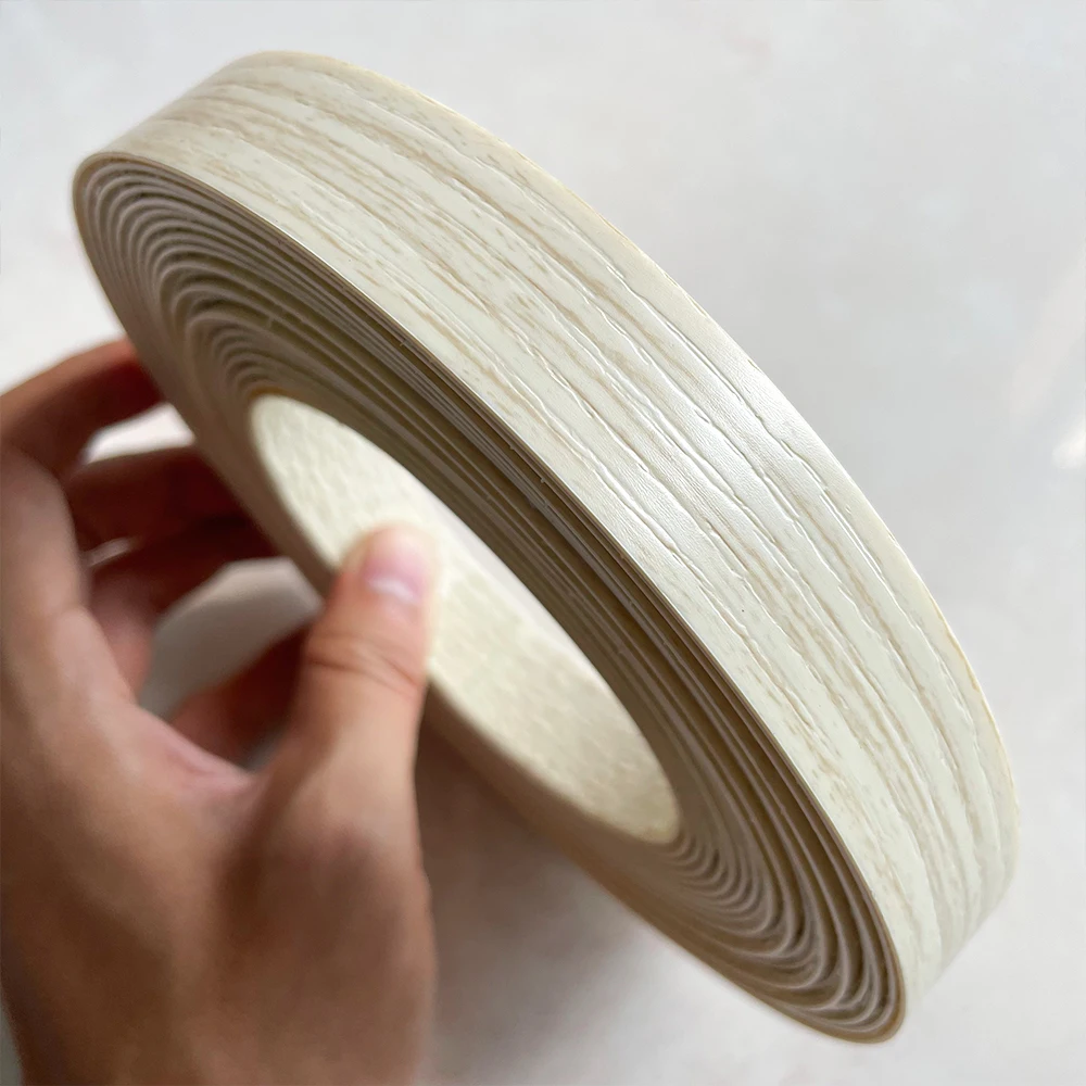 Hot Melt Self-adhesive PVC Edge Banding Strip Woodworking DIY Furniture Wardrobe Cabinet Edge Banding Width 2cm