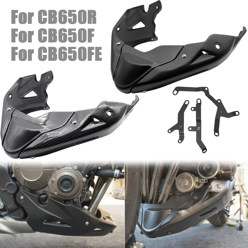 

Motorcycle accessory lower fairing suitable for Honda CB650R CB650F CB650FE 2014-2023 engine chassis lower fairing protective sh