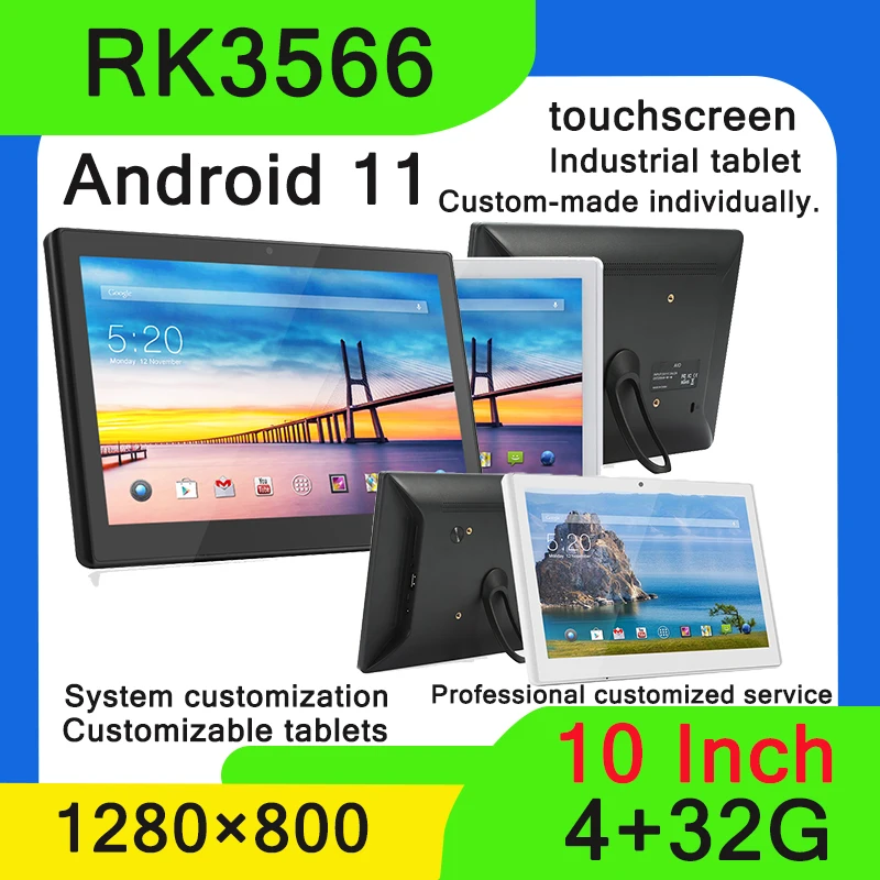 Wall Mount POE Smart Home Touch Panel,Android 11 HDMI Input Commerical Tablet,  4G+32G Industrial tablet computer Customization