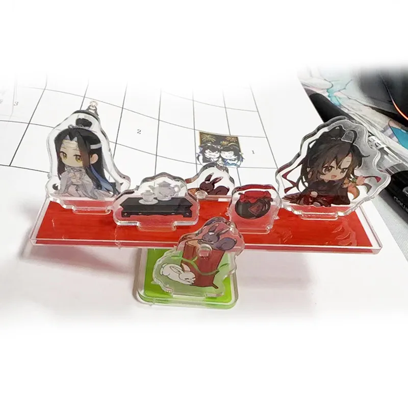 الإبداع الاكريليك متأرجحة أنيمي مو داو زو شي غراندماستر من زراعة الشيطاني وي Wuxian Lan Wangji تأثيري الاكريليك الهدايا