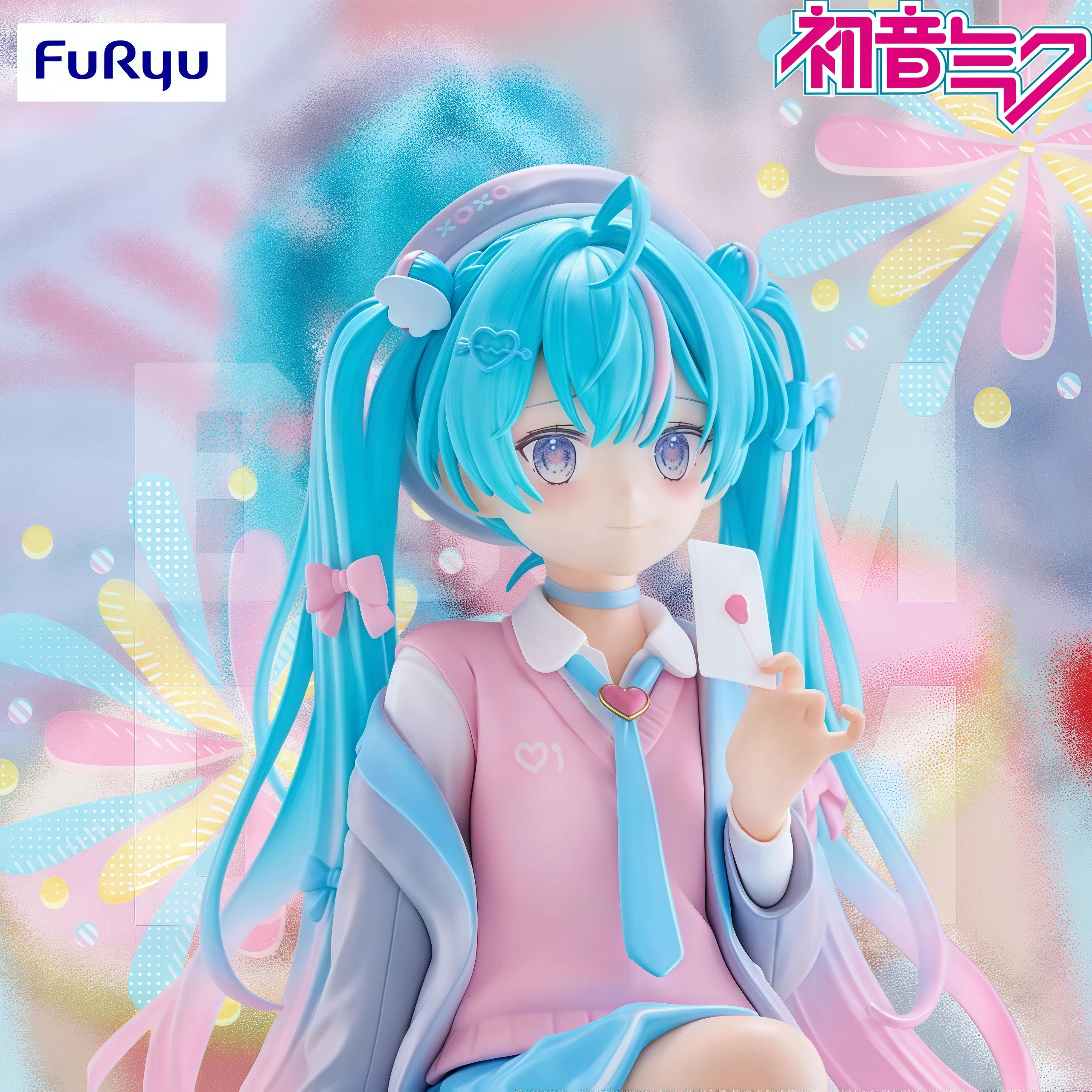 本物の初音ミク-メドールストップフィギュア-ラブボウパジャマver-pvcフィギュア-コレクターフィギュア-おもちゃ-かわいい人形-ギフト-新品未開封