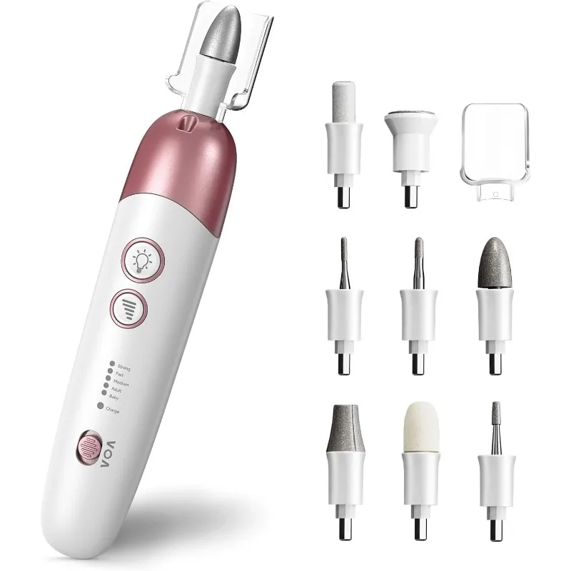 

1 комплект, электрический полировщик для ногтей, портативный полировщик для ногтей «Восемь в одном», специальный многофункциональный бесшумный маникюрный набор, инструмент
