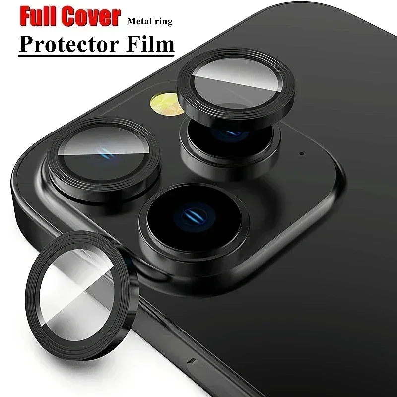 2-3Pcs Camera Lens Protection Glass For IPhone 16 15 14 13 12 Pro Max Lens Protector On IPhone 12 13 Mini 14Plus 15 ProMax Film