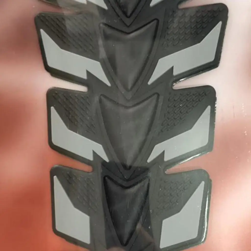 ملصق وسادة حماية لغطاء غاز الدراجة النارية المطاطي ثلاثي الأبعاد عالمي