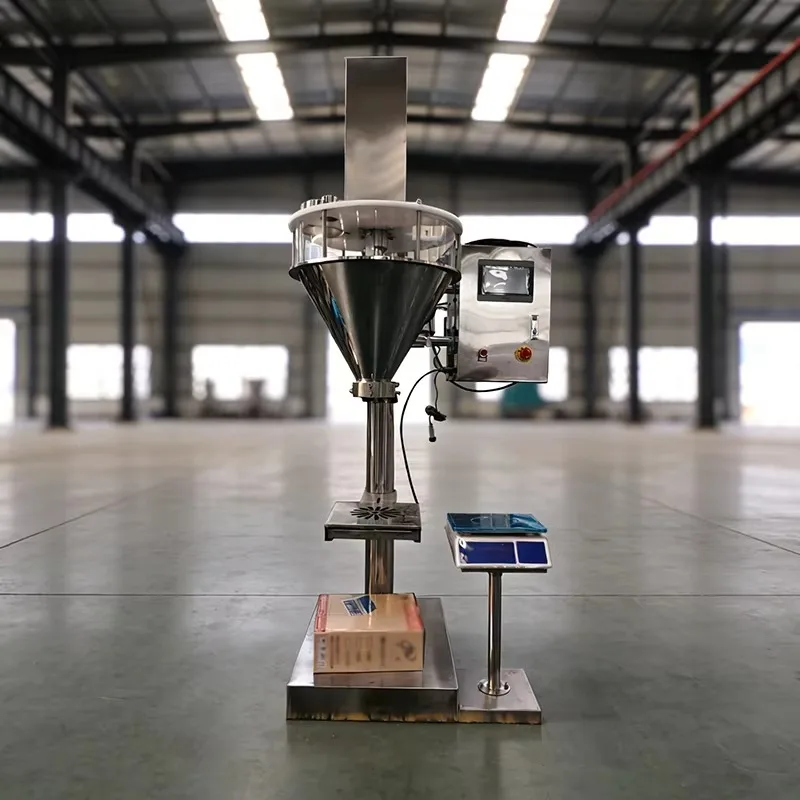 Inexpensive semi-automatic powder filling machine, quantitative weighing filling machine, packaging machinery