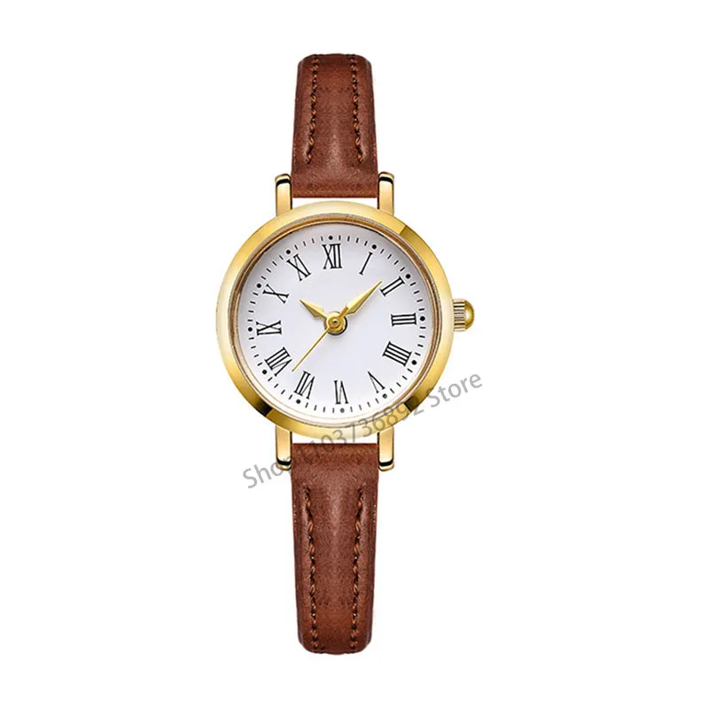 Reloj de mujer con correa fina, pulsera de cuarzo especial, examen minimalista, estudiante