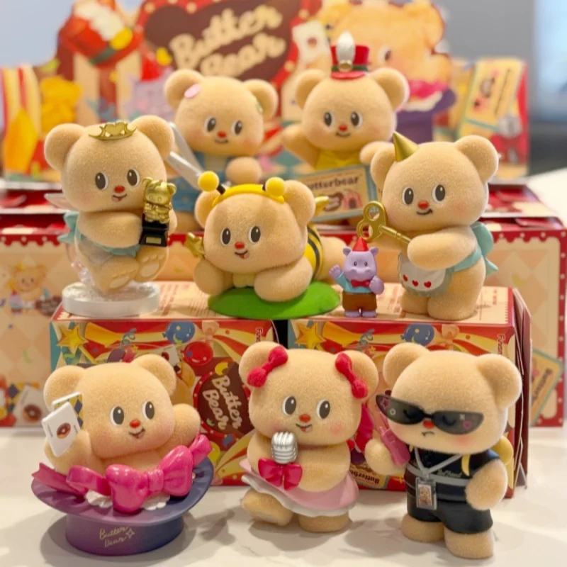 

Funism Authentic Butter Bear Top Crew Series Blind Box - Collectible Toy Figurine, Ideal Present & Anime Peripheral for Girls