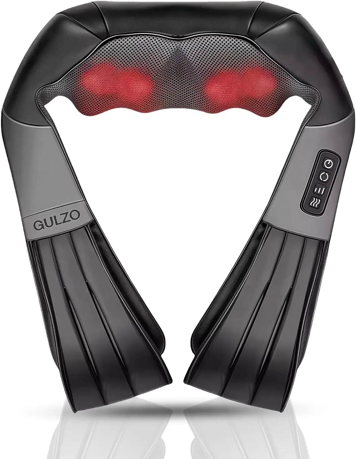 Shiatsu Neck and Shoulder Massager with Heat Deep Tissue 4D Neck and Back Massager for Pain Relief, Eco Friendly Portable Massag
