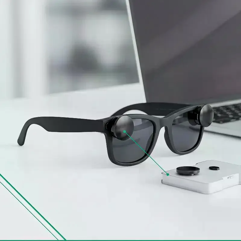 LED Light Cover Adjustable Brightness Reducing Blocker for Ray-Ban Meta HSTN Smart Glasses Camping