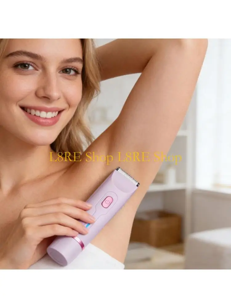L8RE Small Electric Hair Groomer For Women Dry Wet Operation Ceramic Cutting System