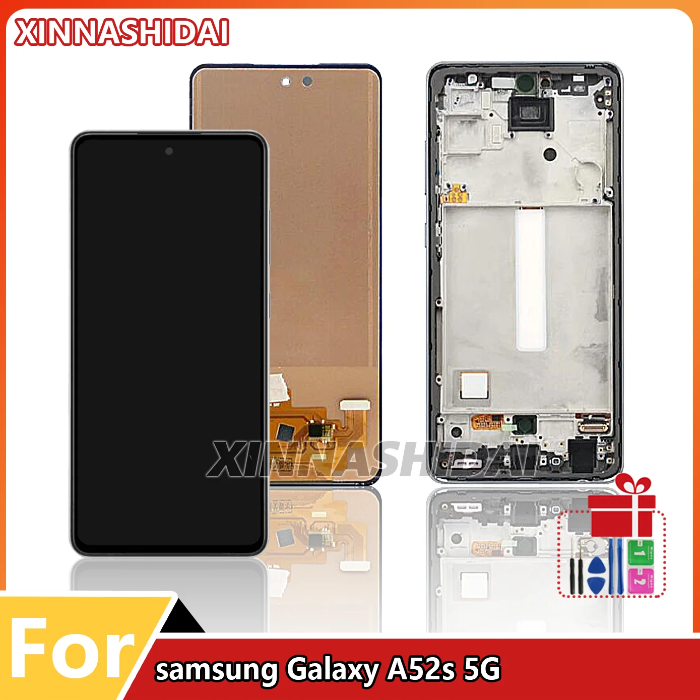 6.5\'\' For Samsung A52s 5G A528 A528B A528M A528B/DS LCD Display Touch Screen Digitizer Repair Parts