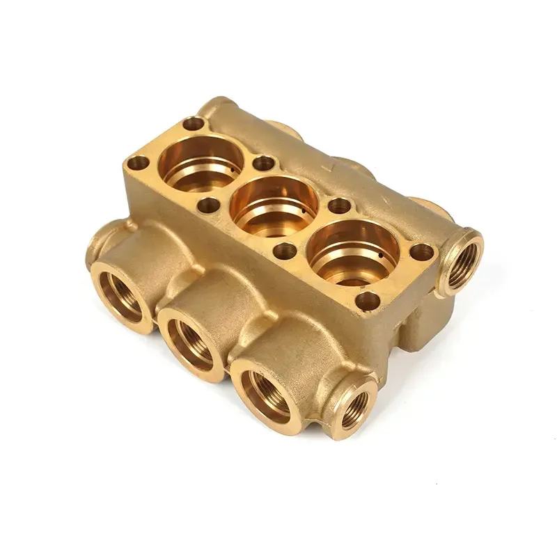 NMT1520 Brass Pump Head Valve Block Assembly 15L/min 200Bar 1/2