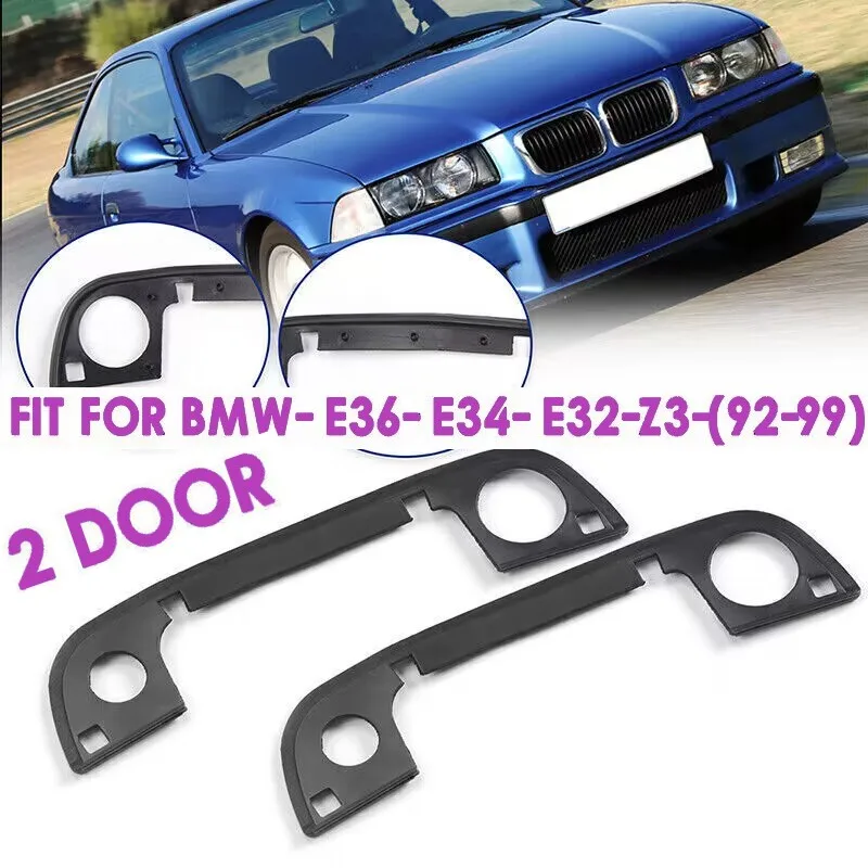 

Резиновые уплотнительные прокладки для дверей BMW 3, 5, 7 серии, E36, E34, E32, Z3, 92-99, комплект уплотнений для внешней двери автомобиля, левая и правая дверные ручки, резиновая уплотнительная прокладка