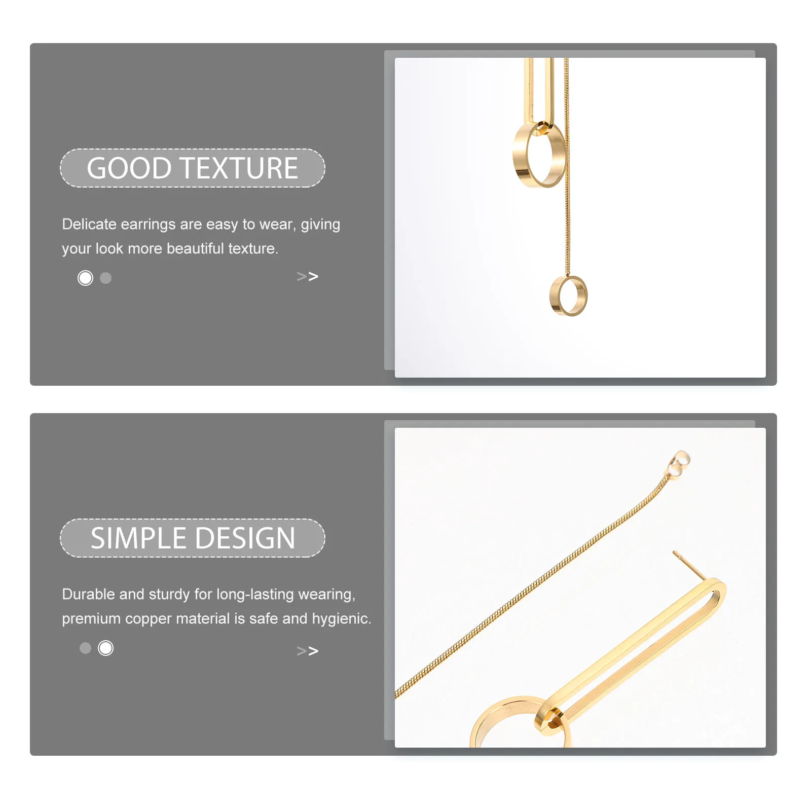 

Unique Cool Aesthetic Jewelry Stylish Geometric Aesthetic Dangle Earrings Dangle Earrings For Women Gift