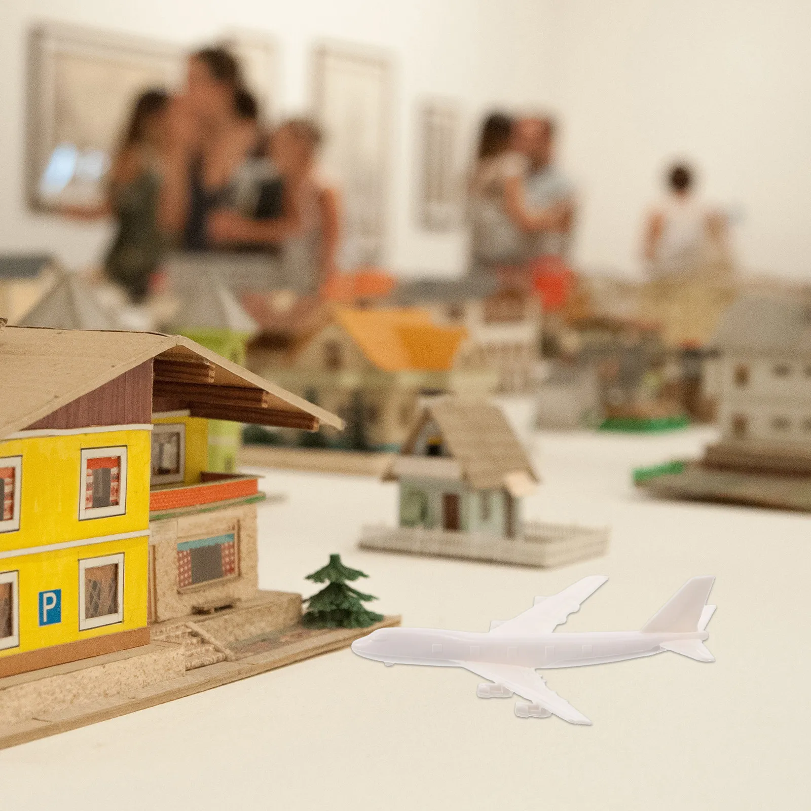 

Micro Scale Aircraft Plastic Airplane 1 300 Planning Sand Table Scene Display Plane Model Aircraft