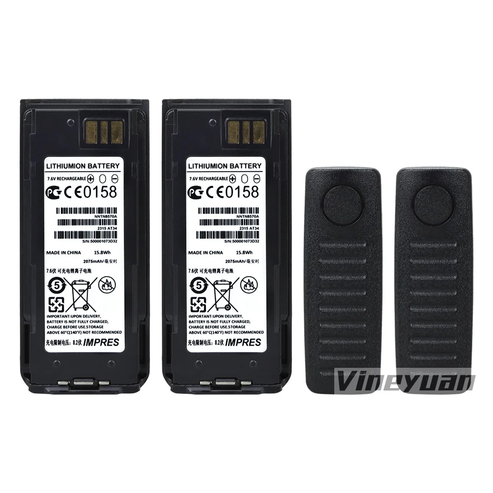 Nntn8570a Nntn8570 Impres Atex Oplaadbare Lithiumion Accu Voor Motorola Mtp8500 Mtp8550 Mtp8550ex Mtp8500ex Atex Radio 'S