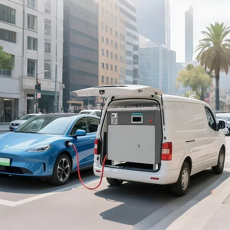 Mobile DC EV Charger Energy Storage Charging Solution with 141kWh Battery for Road Rescue for Electric Vehicle Road Rescue