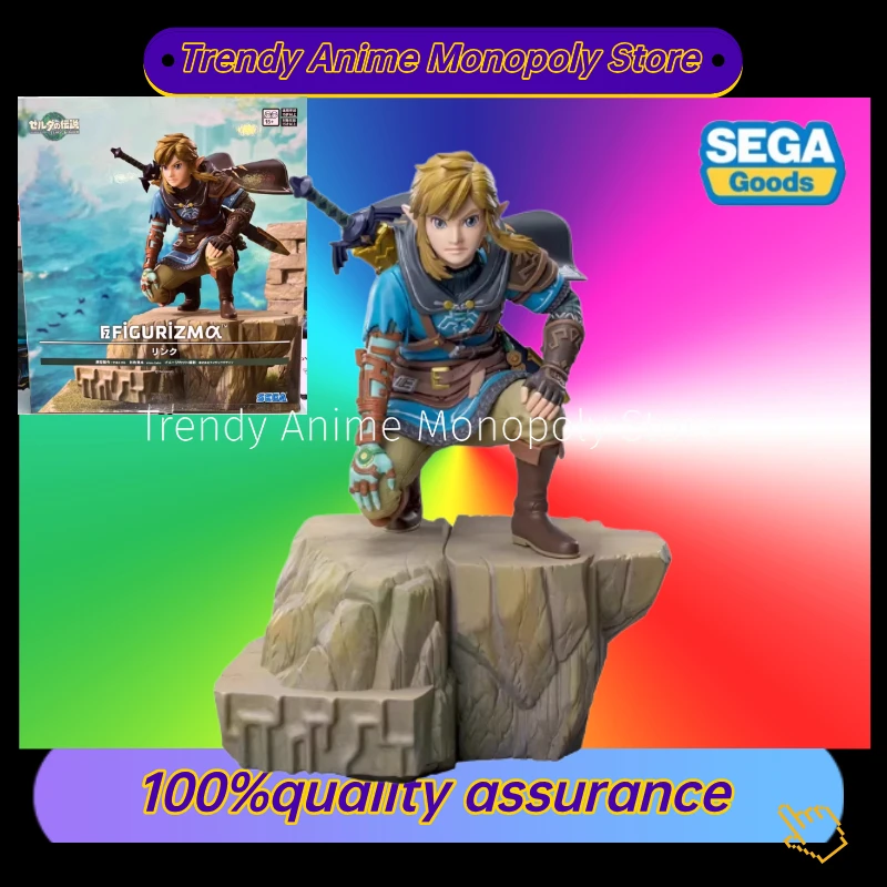 

Оригинальная фигурка SEGA FIGURIZMA The Legend of Zelda: Линк с сундуком с сокровищами, аниме-фигурка монстра, коллекционная игрушка, подарок