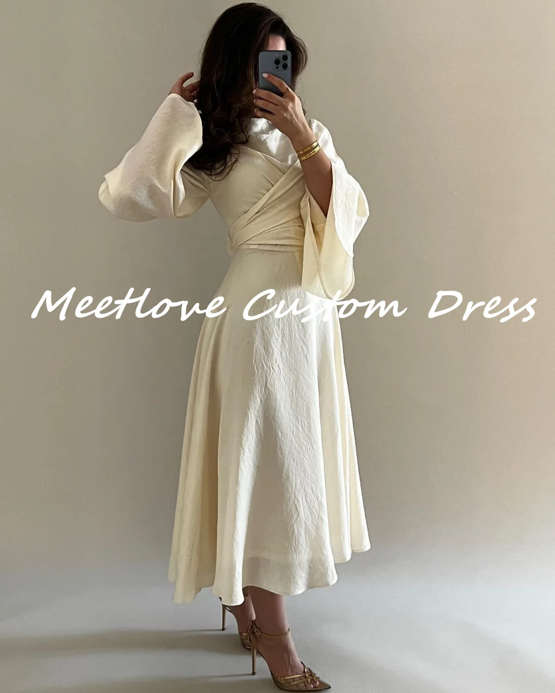 

Meetlove Long Sleeves Elegant and beautiful dresses for women Dress Women Elegant Luxury Evening Dress Women Luxury 2024 Dubai