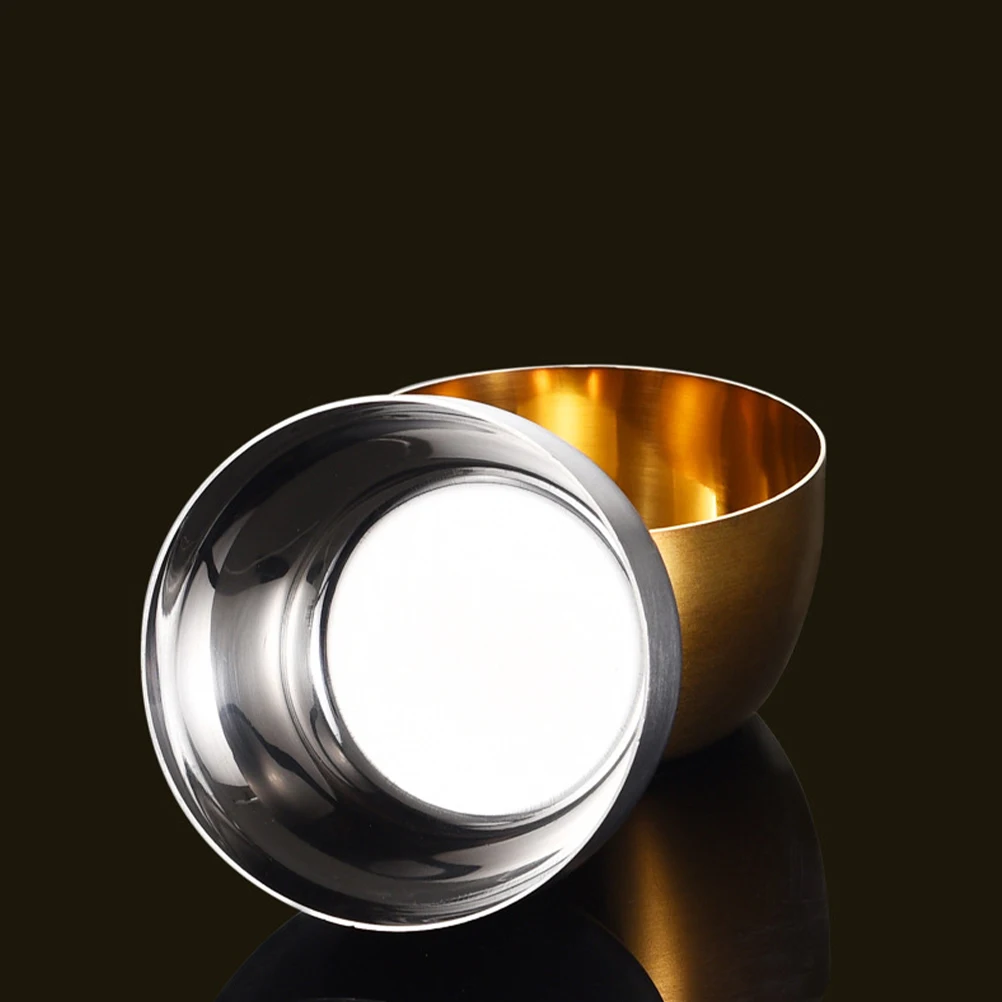 

2pcs Stainless Steel Sauce Bowl 6Cm Round Dipping Dish For Hot Pot Seasoning Dessert Salad Baking Kitchen Utensils