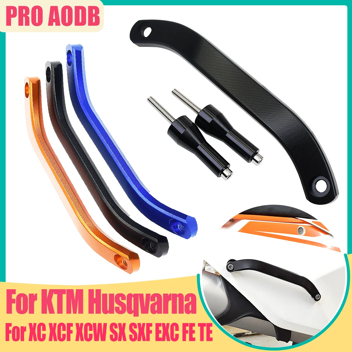 For  KTM Hus Rear Passenger Seat Grab Handle Handrail TE150I TE250I TE300I FE350 FC250 FC350 FC450 FX350 FX450 TX300 TC125 TC250