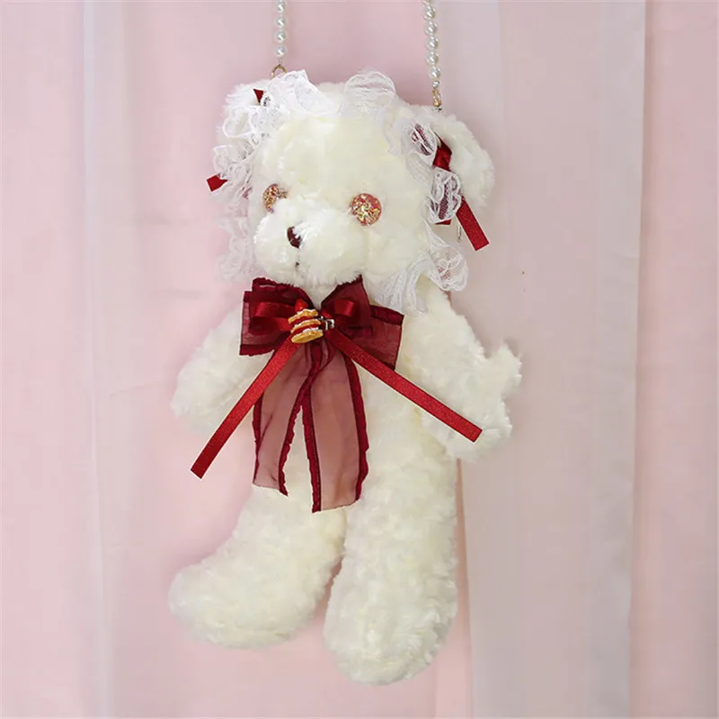 Lolita Bags Bear Bags Bows JK Cute Lolita Bags With Chain