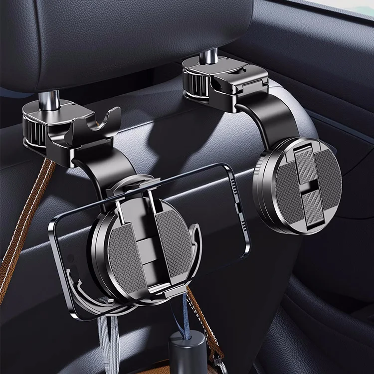 

Z291 Многофункциональный держатель для телефона на подголовнике 4 в 1, подвесной автомобильный держатель для мобильного телефона на заднем сиденье